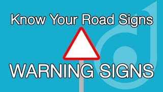 Know Your Road Signs  Warning Signs  miDrive [upl. by Elva424]