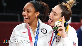 Aja Wilson and Breanna Stewart are striving for golden legacies in Paris  NBC Sports [upl. by Vassaux568]