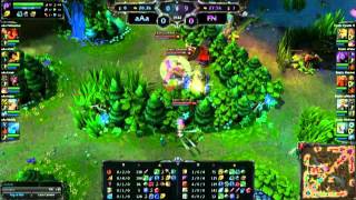 Fnatic Vs aAa Game 1 League of Legends Season One Championship Dreamhack [upl. by Zonda]