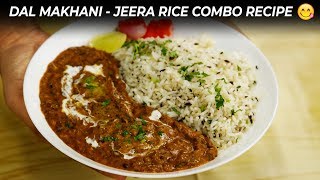 Dal Makhani  Jeera Rice Combo Recipe Swiggy Zomato Style  CookingShooking [upl. by Nonnahsal717]