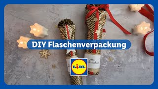 DIY Flaschenverpackung mit Step by Step Anleitung [upl. by Cul]