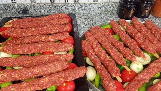 Kebap Tarifi AdanZye Evde Orjinal Adana Kebap Nasıl Yapılır Patlıcan Et Kebabı Nefis Yemek Tarifleri [upl. by Leahciam]