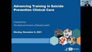 Workshop on Advancing Training in Suicide Prevention Clinical Care Day Two [upl. by Enicul]