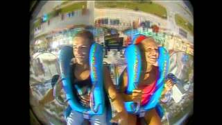 Hilarious Guy Passes Out On Slingshot Ride [upl. by Paulie]