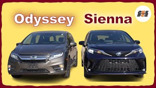 Sienna VS Odyssey 丰田与本田的居家之作 minivan之完全比较 老韩出品 [upl. by Teodora446]