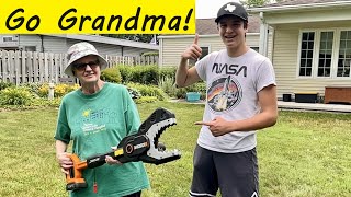 Grandmas Summer Yard Clean Up Featuring WORX Yard Tools [upl. by Hsekar690]