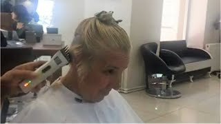 from bob to short hair with nape undercut  short haircuts for women 2023 Womenhaircut [upl. by Av]