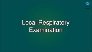 Local Respiratory Examination  Macleods Clinical Examination [upl. by Atteiram]