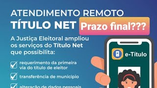 Qual o prazo final para realizar alistamento e transferência eleitoral pela Internet [upl. by Foley]