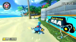 DS Cheep Cheep Beach 150cc  146080  Vincent Mario Kart 8 Deluxe World Record [upl. by Clovis]