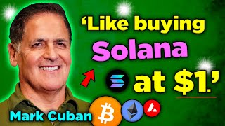 Mark Cuban 2024 Crypto Portfolio Revealed Like Buying Solana at 1 [upl. by Dimmick]