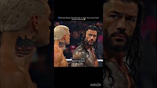 Roman reigns and Cody Rhodes vs solo sikoa and jacob fatu wwe shorts [upl. by Oates]