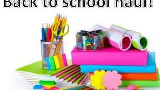 Back to school haul  Officeworks  Kmart and more [upl. by Enirhtak]