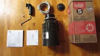 Insinkerator Badger 5 and 500 Unboxing Garbage Disposal [upl. by Thistle]