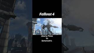 Fallout 4Liberty Prime Vs Behemoths fallout4 fyp foryou for foryoupageguide [upl. by Oderfliw]