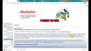 Molecular Modeling  How to dowload modeller [upl. by Berlin992]