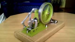 Stirling Engine Lrhmann type  Silnik Stirlinga Lechman [upl. by Ocinom]