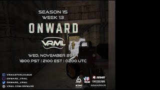 Onward Animal House vs Dark Tidings Season 15 Week 13 VRML [upl. by Eberto]