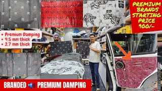 Branded Car Damping Sheets Starting Price 900 🚘 Best Damping Brands  Sound Damping 🔊🔊 [upl. by Hachmann]