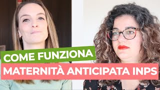 Maternità anticipata INPS come funziona a chi spetta come richiederla [upl. by Attenauqa]