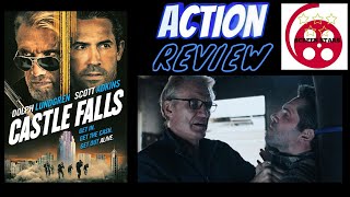 Castle Falls 2021 Action Film Review Scott Adkins Dolph Lundgren [upl. by Eudoca]