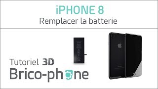 Comment remplacer la batterie de liPhone 8  Tutoriel complet 3D [upl. by Seel]