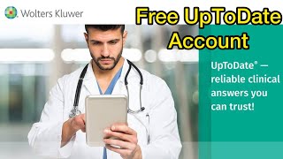 How to get an UpToDate account for free [upl. by Akinet707]