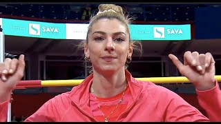 High Jump Women Highlights Belgrade Indoor Meeting 2022 [upl. by Maud113]