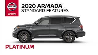 2020 Nissan Armada Platinum Walkaround amp Review [upl. by Aiblis]