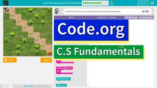 Codeorg Express Lesson 1910 Harvesting with Conditionals  Answers Explained  CS Fundamentals [upl. by Eberhart]