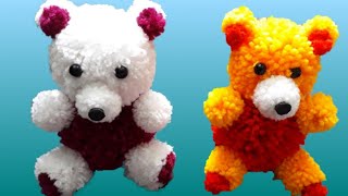 Woolen Crafts  Teddy Bear Making  Handmade Craft Ideas  soft toy teddy bear [upl. by Hose909]