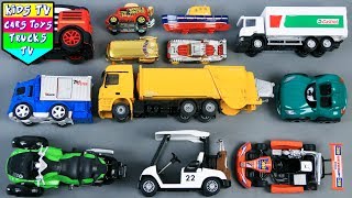 Learn Street Vehicles For Kids  Toy Videos [upl. by Esirrehc]