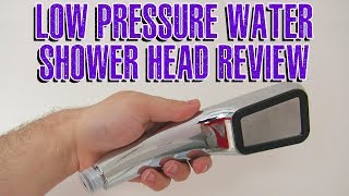 Low Pressure Shower Head Review [upl. by Oilut]