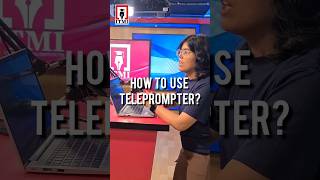 Learn How to Use a Teleprompter shorts ytshorts teleprompter [upl. by Eellek196]