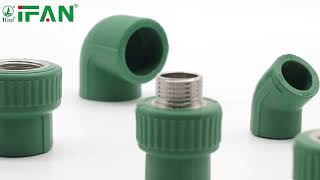 IFAN PPR Pipe Fittings Dark green color [upl. by Noletta]