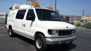 1993 Ford E350 Econoline Bucket Truck Van For Sale [upl. by Aydidey]