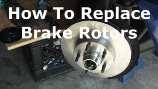 How To Replace Rotors FORD [upl. by Ynahteb]