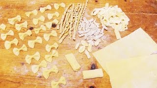 Rețetă de paste  Homemade Pasta farfalle canneloni lasagna cellentani fetuccine orecchiette [upl. by Notsud]