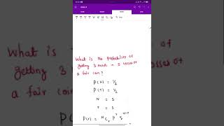 Probability of tossing coin problem JEE NET GATE [upl. by Letniuq587]