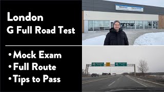 London G Full Road Test  Full Route amp Tips on How to Pass Your Driving Test [upl. by Rexana]