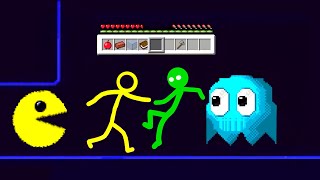 Animation vs Arcade Games  Stickman Survive in Minecraft [upl. by Aserehc473]