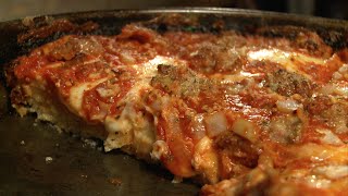 Chicagos Best Pizza Pequods Pizza [upl. by Acinonrev]