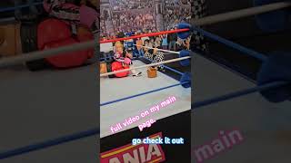 Yokozuna vs Bret Hart wwe bts wwetoys [upl. by Walkling225]