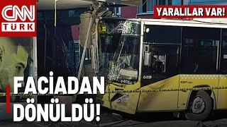 SON DAKİKA🚨 Pendikte İETT Otobüsü Berber Dükkanına Daldı Yaralılar Var [upl. by Adnuhsal145]