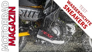 6 wasserdichte MotorradSneakers im Test  Wirklich wasserdicht oder nur cool Sicher und bequem [upl. by Norrag]