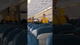 Philippines Airlines Inflight Safety Demo [upl. by Ynnod]