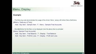 Advanced capabilities of TDL Actions and Events Part 1 [upl. by Naaman979]