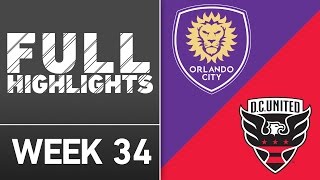 HIGHLIGHTS  Orlando City SC vs DC United [upl. by Tharp]