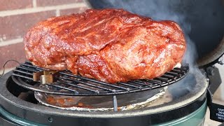 Big Green Egg Review Minimax w Ribeye amp smoked pulled pork butt  BGE minimax BBQ steak [upl. by Esserac]