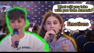 Best amp Funny moments of Press Conference Junior Eurovision 2022 [upl. by Kathryne]